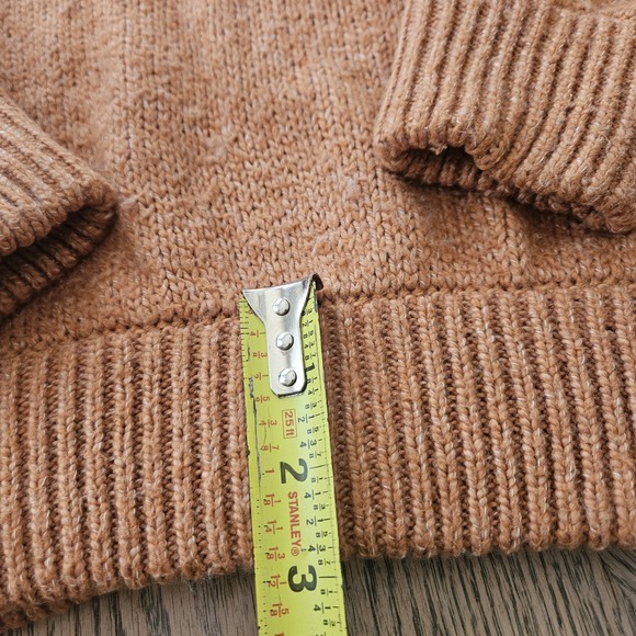 Aerie Sweater Womens Small Oversized Long Sleeve Mock Neck Preppy Pullover - Picture 9 of 16